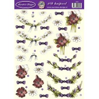 VBK2605 Marieke`s Design - Flower and Ribbons